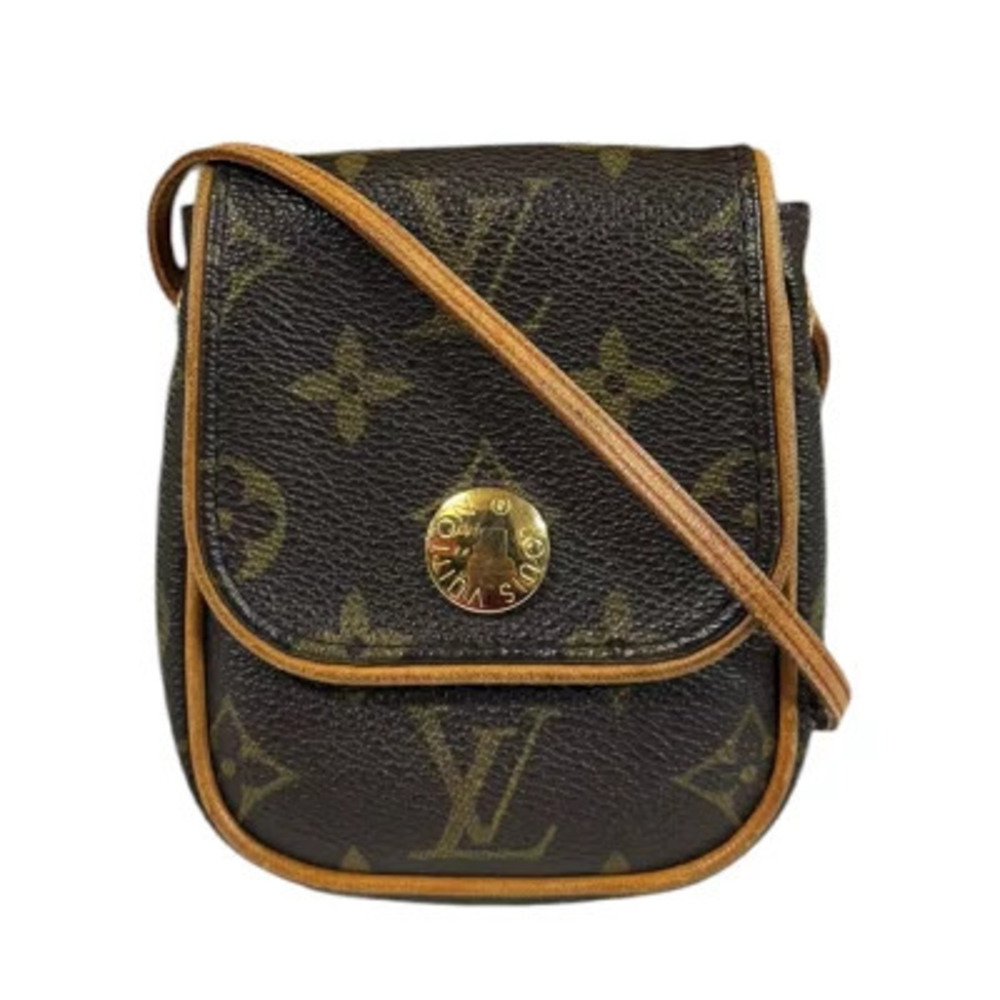 Louis Vuitton Pochette Cancun Monogram Shoulder Bag Canvas Brown - Picture 1 of 8
